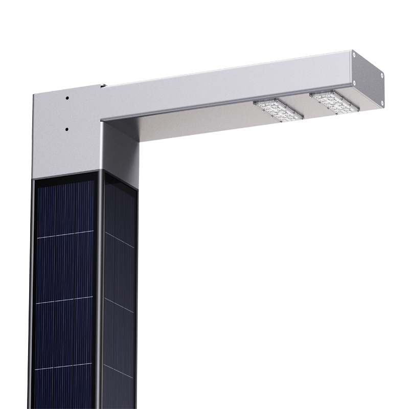 vertical solar street light pole