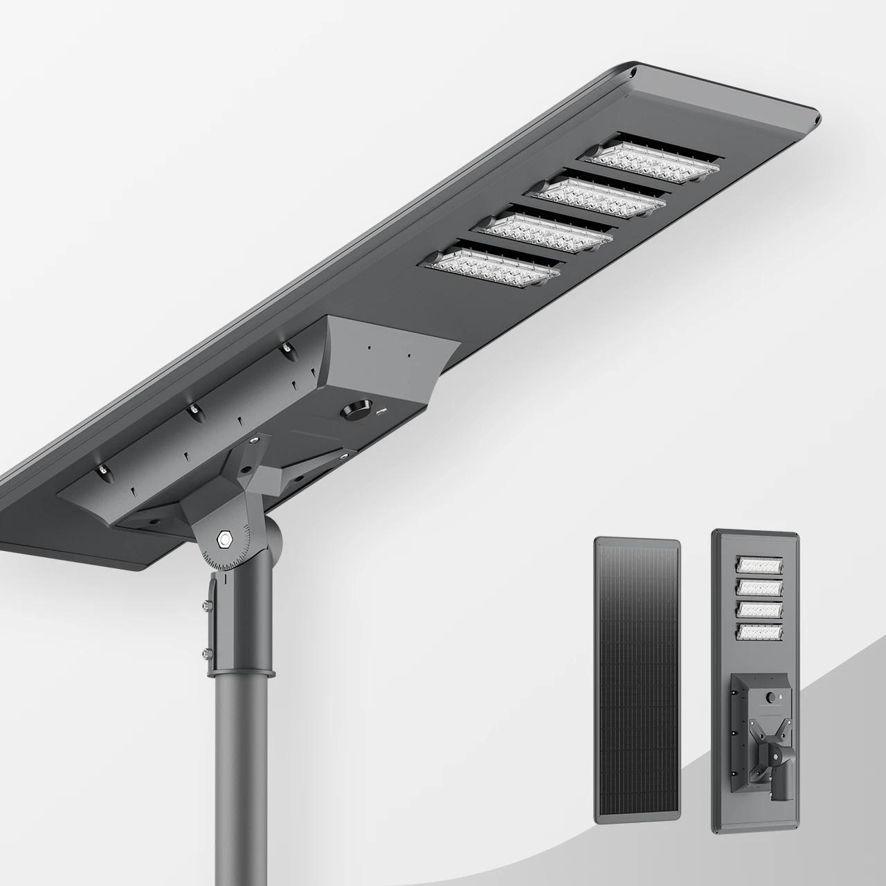 all in one solar parking lot light