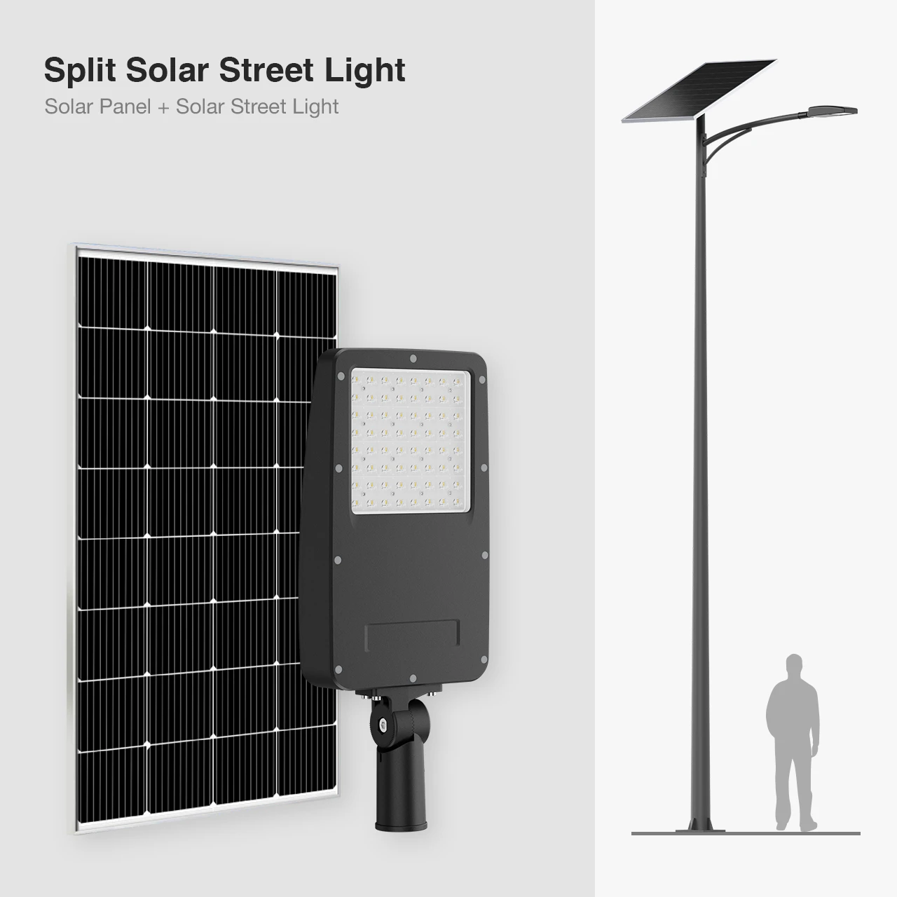 all in two solar street light with remote control