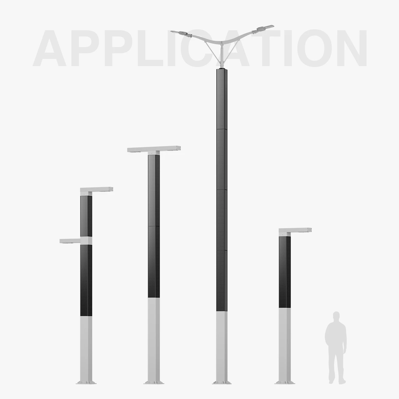 square-solar-module-for-integrated-solar-street-lights